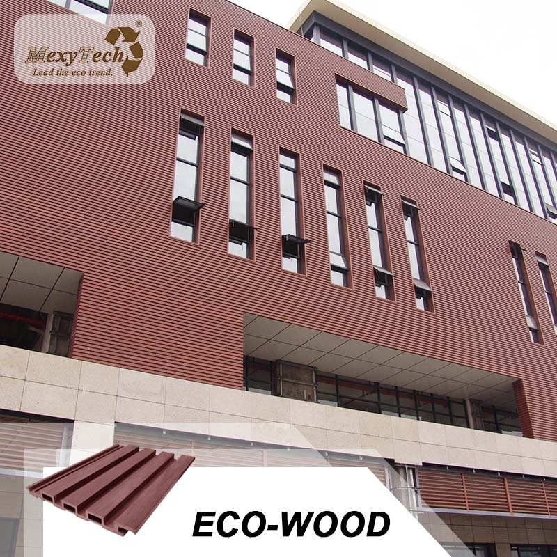 Mexytech 2019 eco wood cladding composite waterproof exterior wall panel