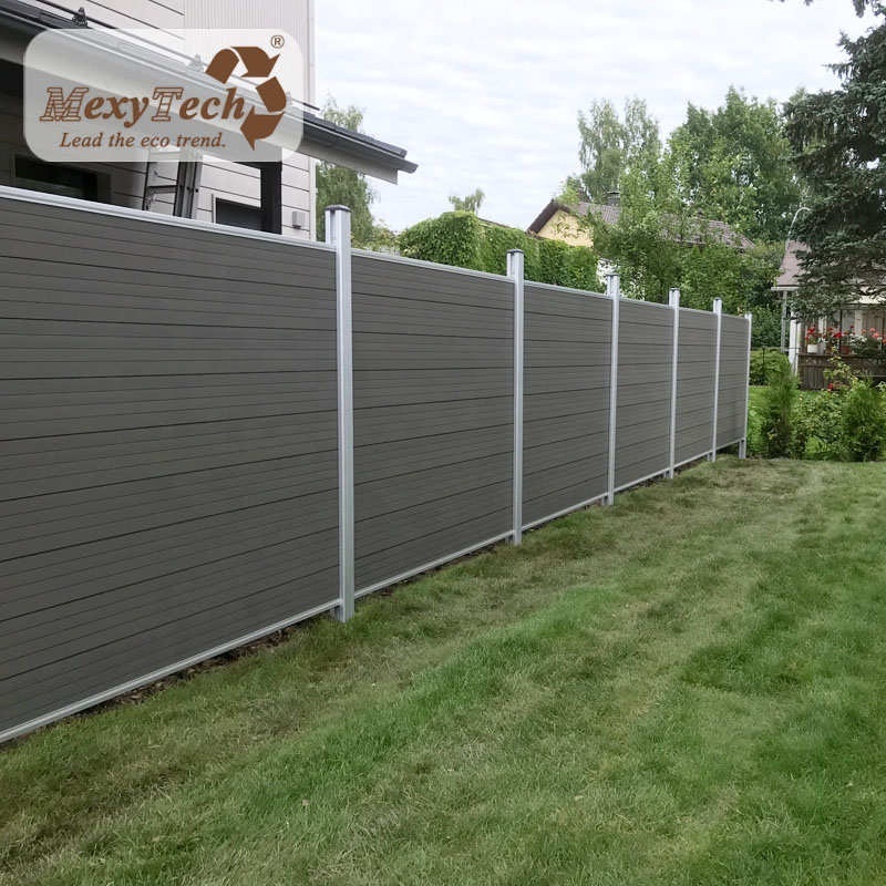 Mecofence modular metal wooden plastic fences prices for garden