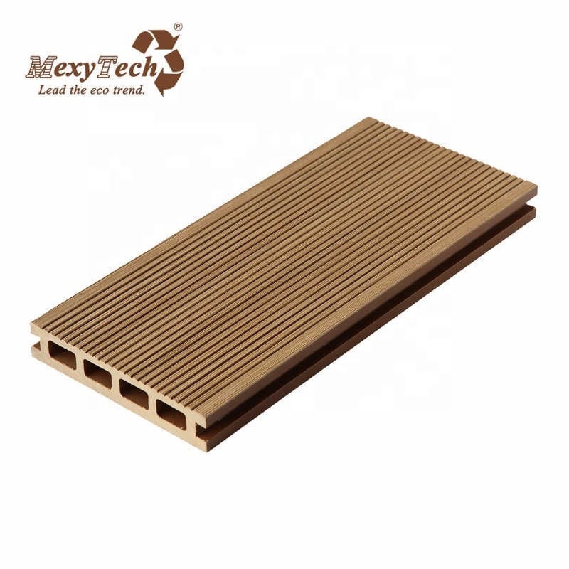 Resort slip resistant wpc composite wood deck flooring