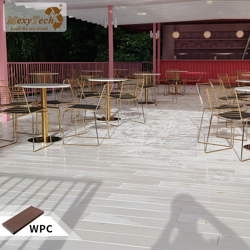 Mexytech Anti slip co-extrusion  wpc composite wood decking wholesale