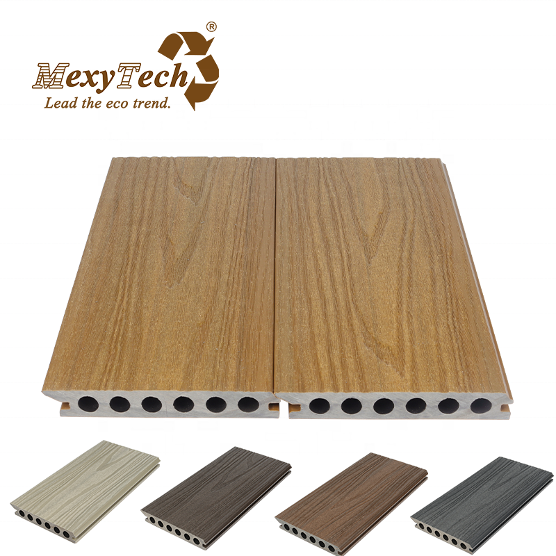 Outdoor decking boards No seam design engineering flooring Wood Plastic Composite Decking flooring Wpc Decking