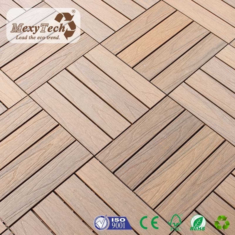 wpc supplier cheap outdoor teak durable non slip easy install diy courtyard gazebo external floor tile with bangladesh price