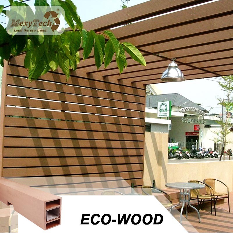 Foshan Factory Best Modern WPC unique style outdoor garden composite wood wpc gazebo