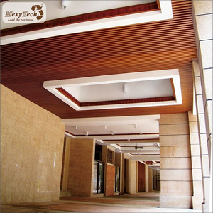 indoor engineered ceiling project wpc ceiling strip false ceiling tiles