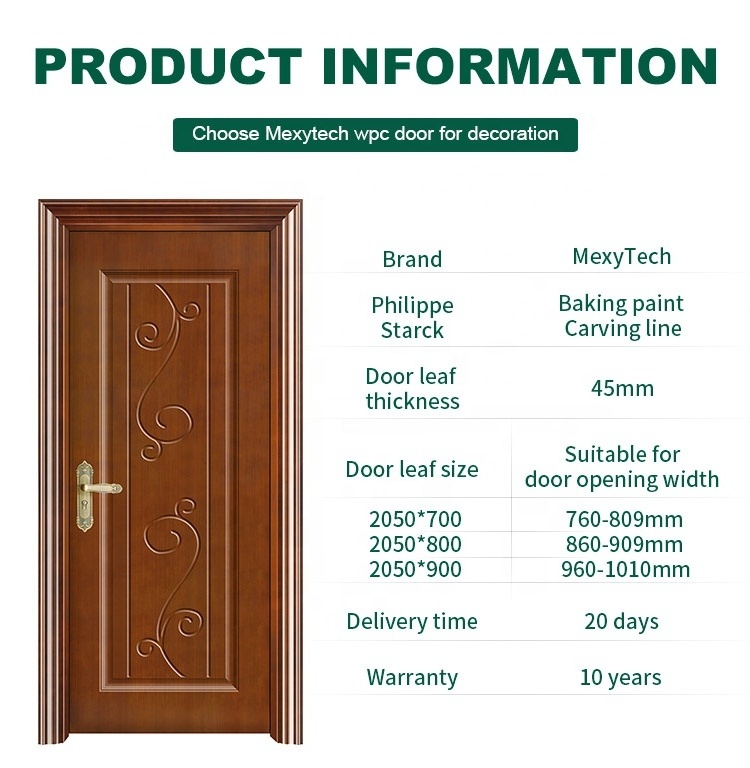 Fire Rated Wooden Sound Insulation interior doors