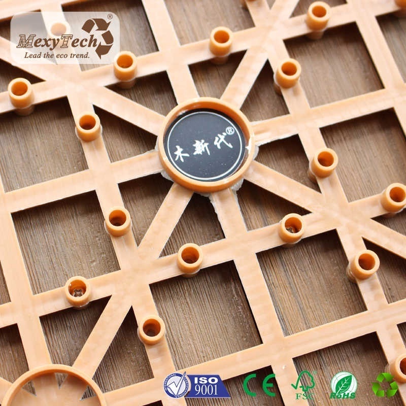 Wholesale temporary outdoor decking 300*300mm easy to install deck tile