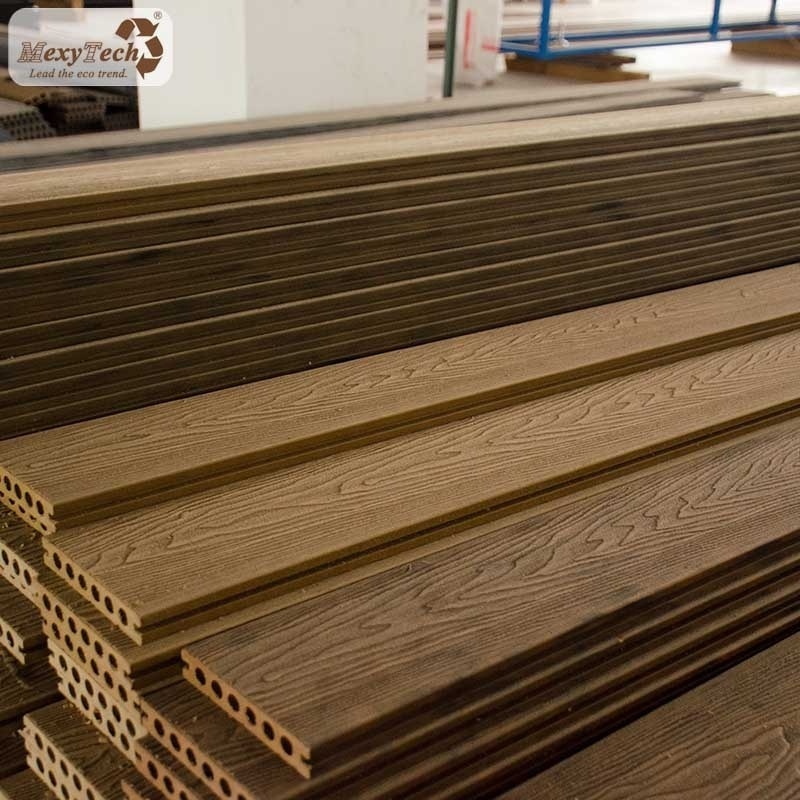 2022 newly co-extrusion 3d wpc composite decking