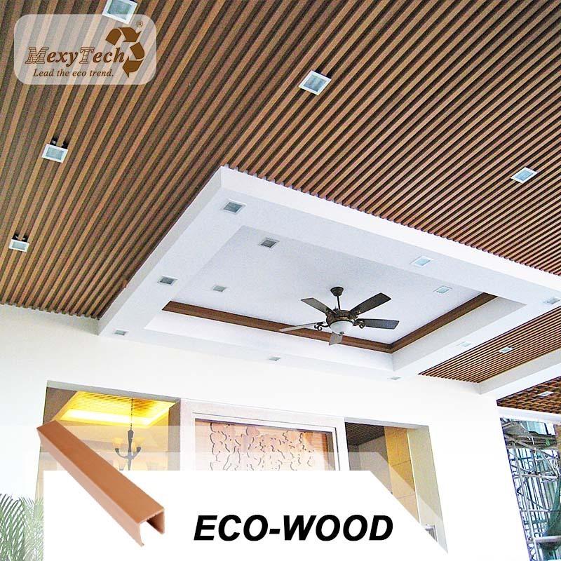 composite plastic insulated ceiling boards hotel wood planks decorative ceiling panel board