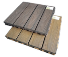 Wholesale temporary outdoor decking 300*300mm easy to install deck tile