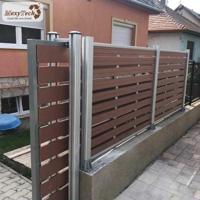 sliding fence door aluminum frame driveway gate and fence design electronic door for outdoor garden