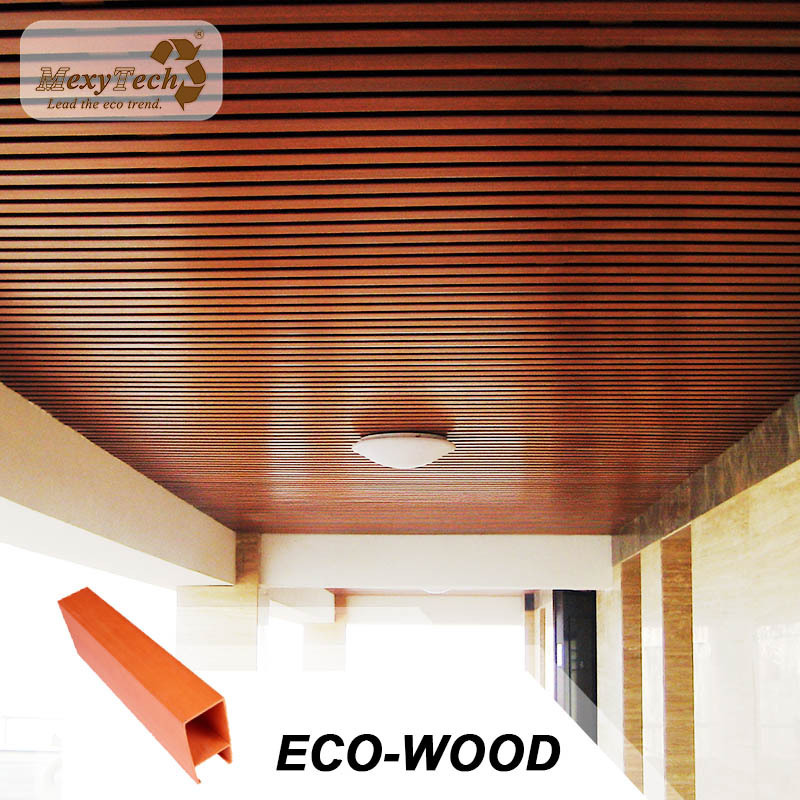 composite plastic insulated ceiling boards hotel wood planks decorative ceiling panel board