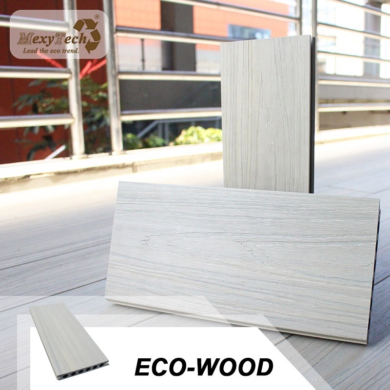 Outdoor WPC decking invisible gap design white Wood Plastic Composite Decking