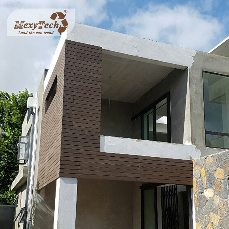 Popular durable anti uv composite wall siding exterior wpc wall cladding