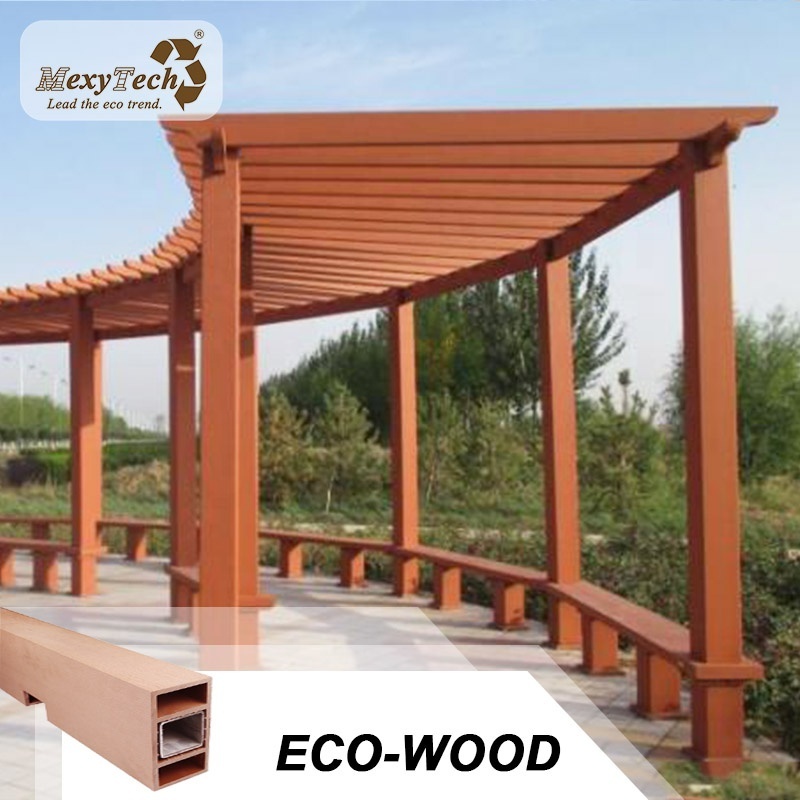 cheap arches arbours pergolas , ecological wood plastic composite wpc gazebo pergola