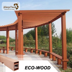 cheap arches arbours pergolas , ecological wood plastic composite wpc gazebo pergola