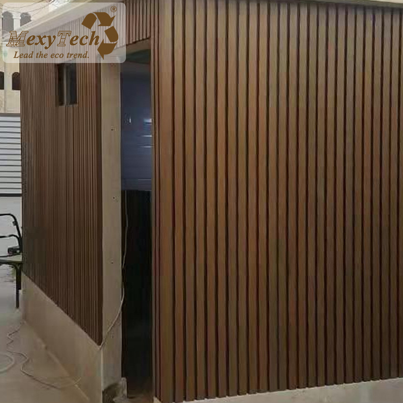 UV-resistant WPC PE wall panels Decoration Exterior composite wooden plastic siding