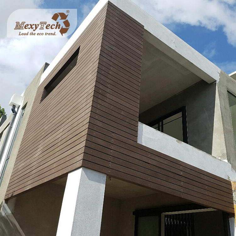 Popular durable anti uv composite wall siding exterior wpc wall cladding