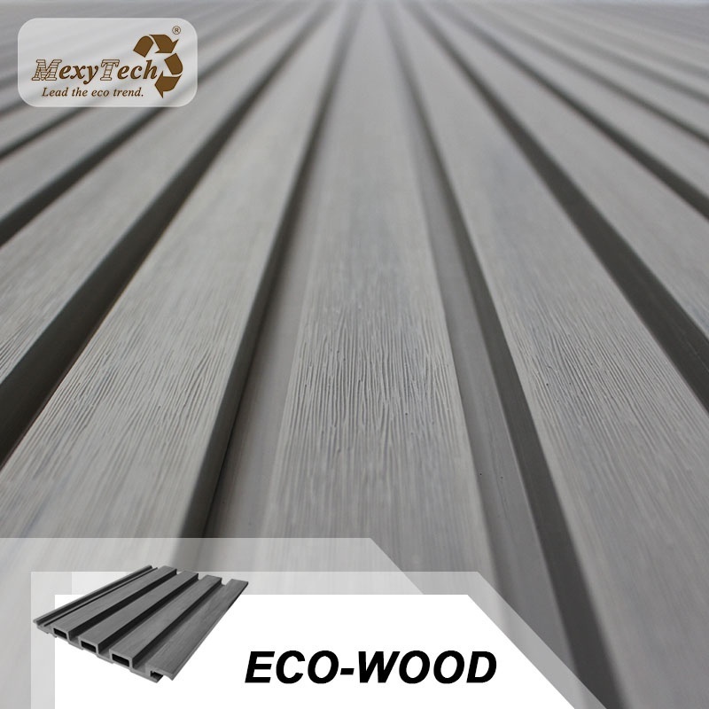 Fireproof wood effect cladding copper panels for exterior walls wpc louver panels price