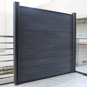 Innovative Beautiful Outdoor Co-extrusion Post Privacy Fence for Yard