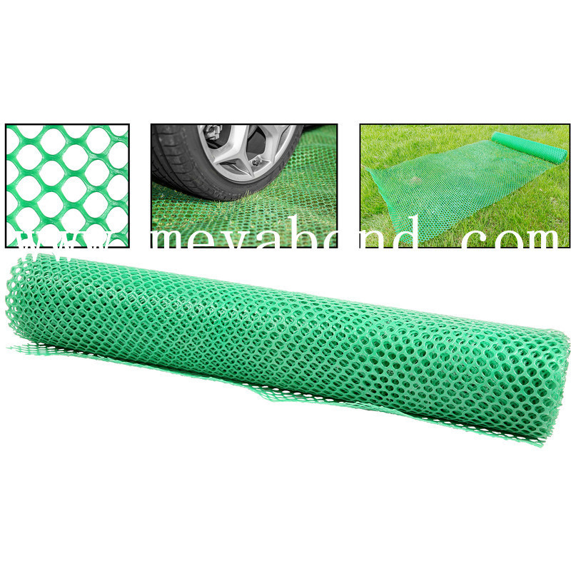 Plastic Hdpe+UV Plaint Netting Grass Parking Turf Reinforcement Mesh for a Trim Grass Car Parking