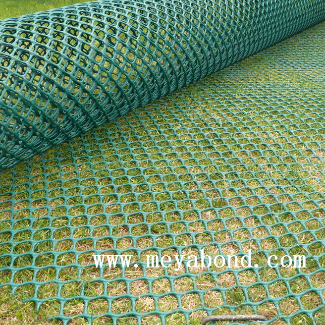 Heavy duty extruded grass protection turf reinforcement mesh hdpe plastic flat net