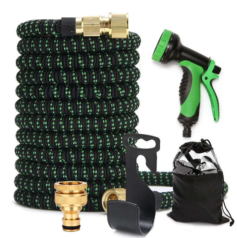 Popular High Pressure Retractable Latex Inner Tube Brass Expandable Garden Hose& Reels