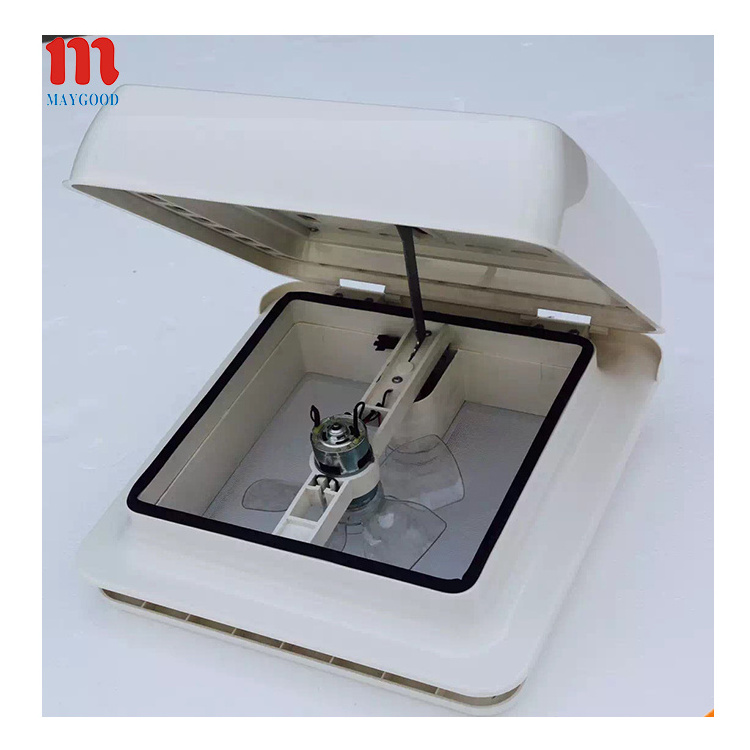 Caravan accessories roof hatch with anti-insect screen and fan