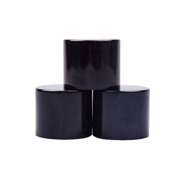 Diameter:30mm Height :25mm High quality shiny black FEA 15mm  perfume cap aluminum cap