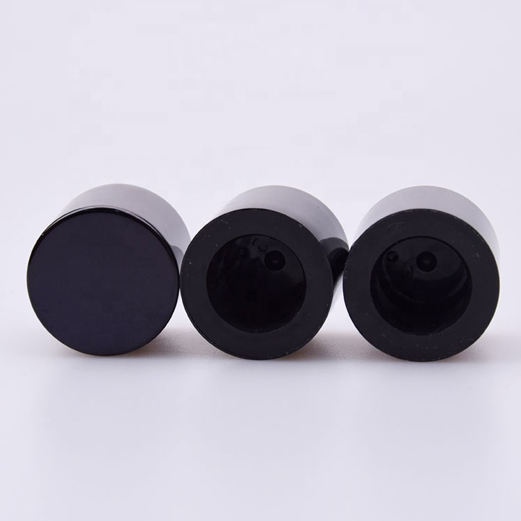 Diameter:30mm Height :25mm High quality shiny black FEA 15mm  perfume cap aluminum cap