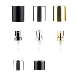 Factory supply aluminum perfume cap with collar for 15mm perfume pump bottle aluminum cap