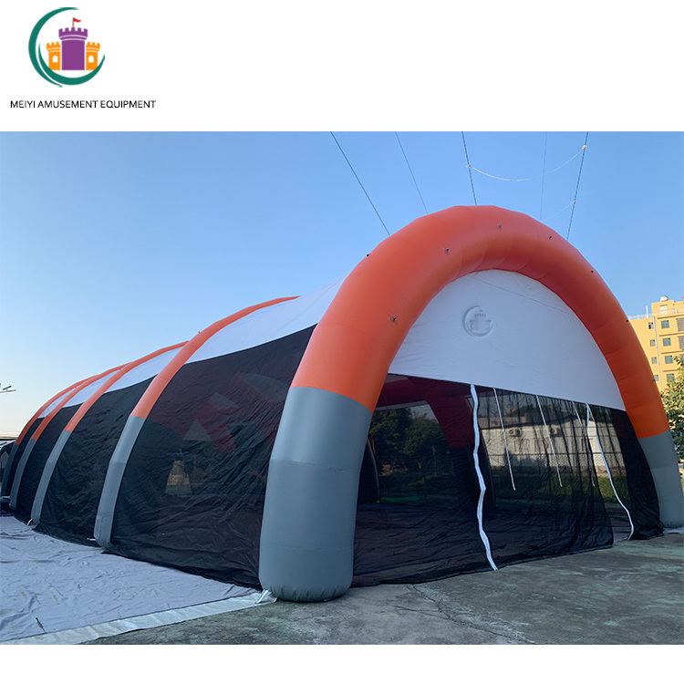 24m x 12m Giant Inflatable Paintball Field Inflatable Bunker Arena Customized Size Giant Paintball Tent