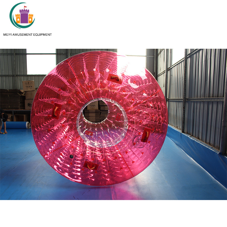 2.7mL Inflatable Water Roller Inflatable Bubble Ball Customized Giant Inflatable Floating Tube Water Zorb For Water Park Games