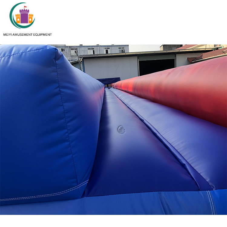 25m Inflatable Foam Slide Double Lanes Inflatable Slip And Slide Long Inflatable Water Slide For The City