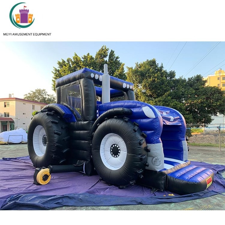 Commercial Inflatable Bouncy Castle For Kids Tractor Inflatable Jumping House Outdoor Inflatable Bounce House