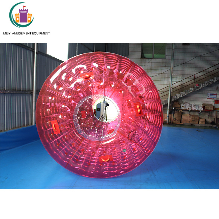 2.7mL Inflatable Water Roller Inflatable Bubble Ball Customized Giant Inflatable Floating Tube Water Zorb For Water Park Games