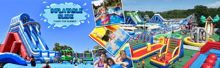 New Arrival Commercial Inflatable Water Slide For Adults Inflatable Slide For Pool With Custom Logo Or Banners