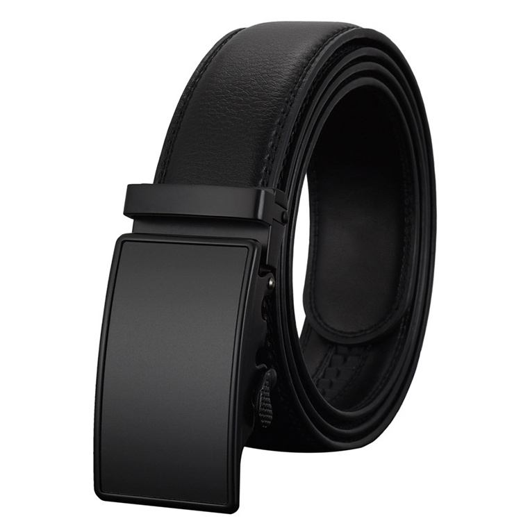 Wholesale Cow Leather Men's Premium Belt Man New Fashion Classic Retro Men Waist Belt Black High Quality Belt