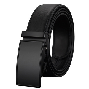 Wholesale Cow Leather Men's Premium Belt Man New Fashion Classic Retro Men Waist Belt Black High Quality Belt