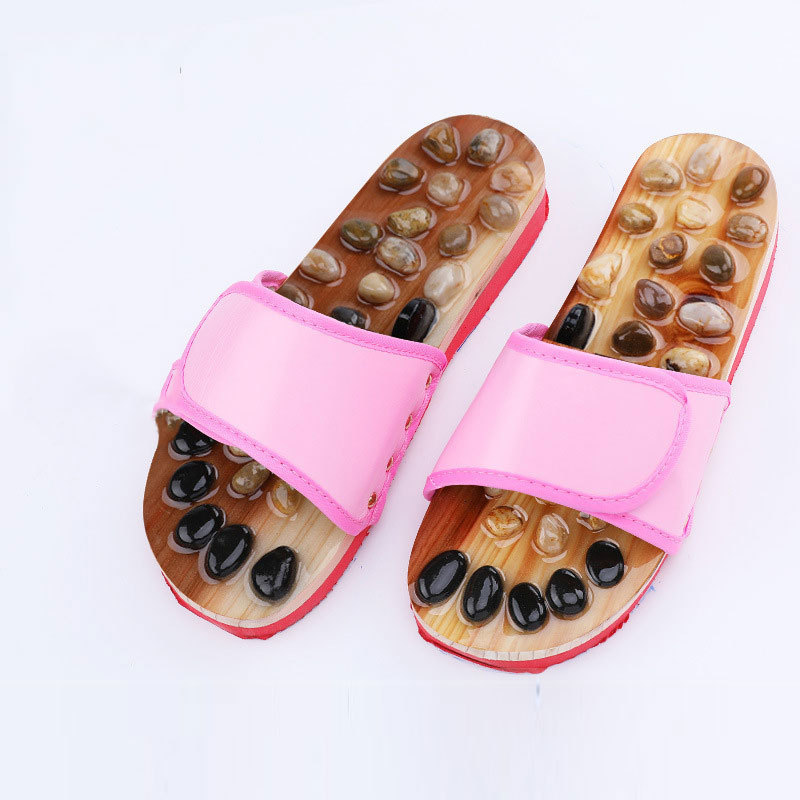 Elderly Care Stone Foot Massage Slippers Therapeutic Reflexology Health Acupuncture Health Shoes Slipper