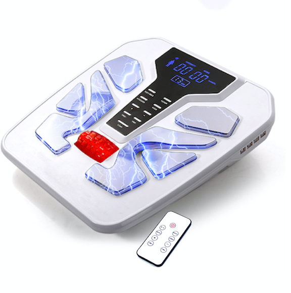 Infrared Digital Therapy Acupuncture Vibrating Low Frequency Pulse Massager Ems Electric Circulation Foot Massage Machine