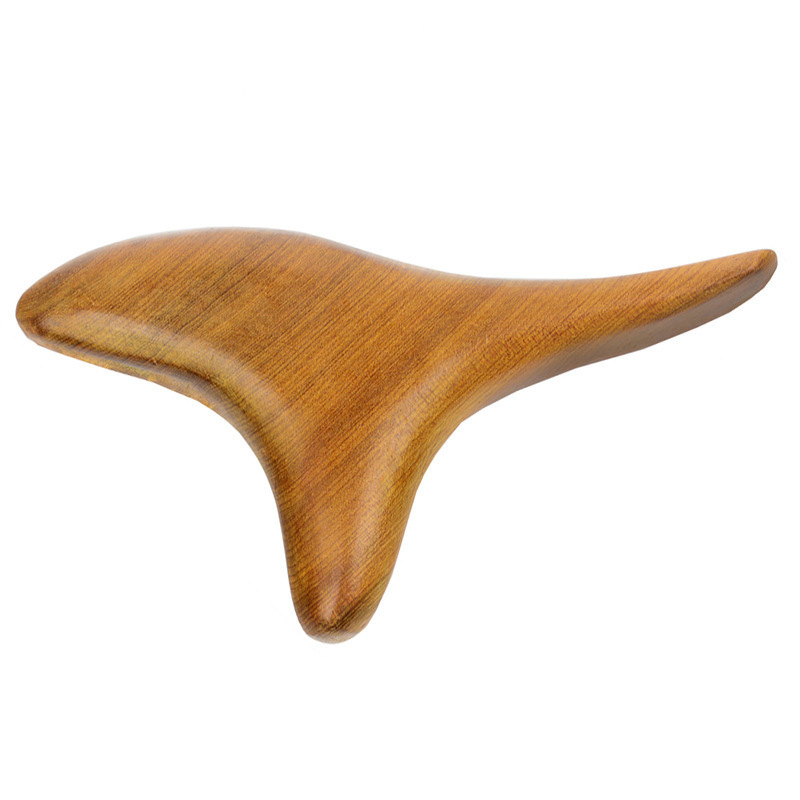 Triangle Body Relax Natural Wooden Gua Sha Tools Handmade Wooden Therapy Massage Gua Sha Face Tool