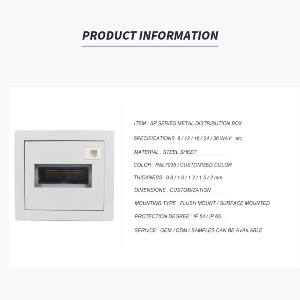 Sheet metal box custom stainless steel distribution electrical box distribution box metal circuit breaker enclosure