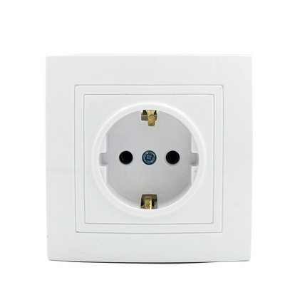 European Standard 16A 220V Wall Switch socket New Design EU Schuko Socket