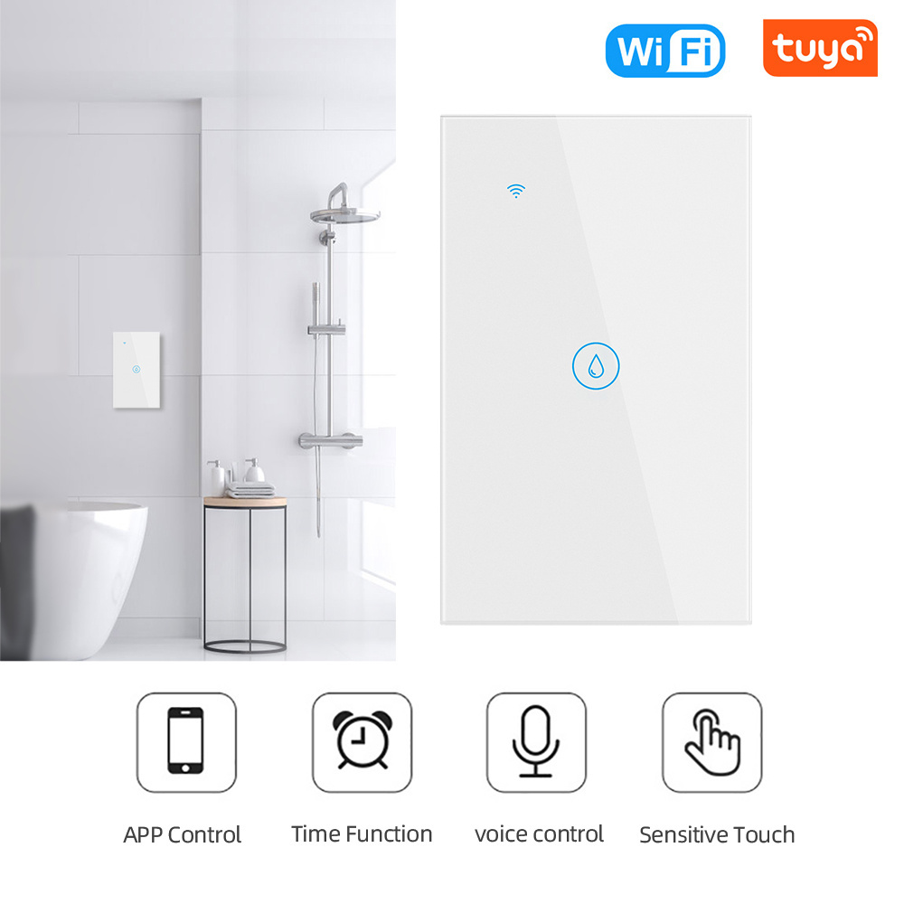 Wifi/BLE/Tuya/Google App Control Smart Switch 20A 100-240V Smart Switch WiFi Wireless Remote Water Heater