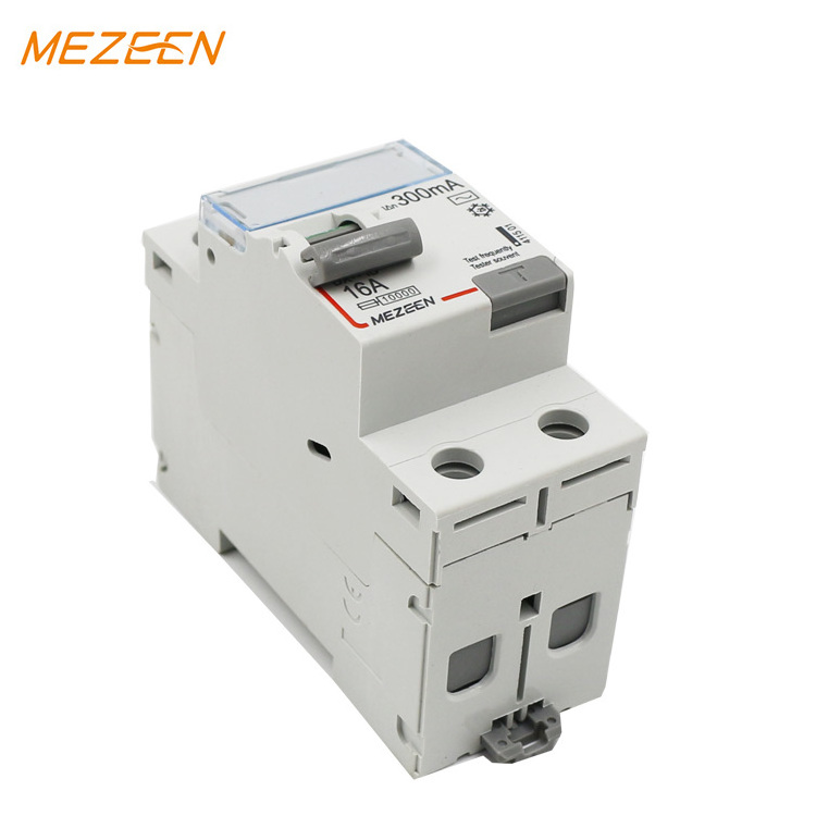 10kA Magnetic Type 2 Pole 50 60Hz Italy RCCB ELCB RCBO With Overload Protection Circuit Breaker Switch