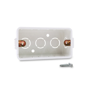 111*56mm Plastic PVC Electrical Switch Socket Box 2x4 Junction Box Back Bottom Box For 118 Type Wall Switch And Socket