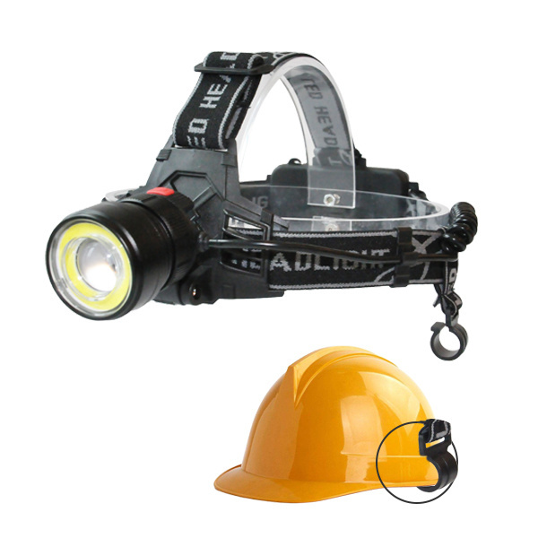 3 X AA Battery High Power 10W LED+ 5W COB Zoom Function Headlamp