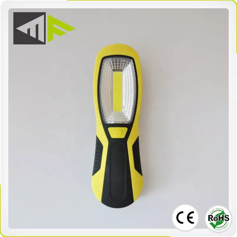 5W COB 3 LED AA Battery with Magnetic Operated Portable Underhood Hanging LED Work Inspection Light