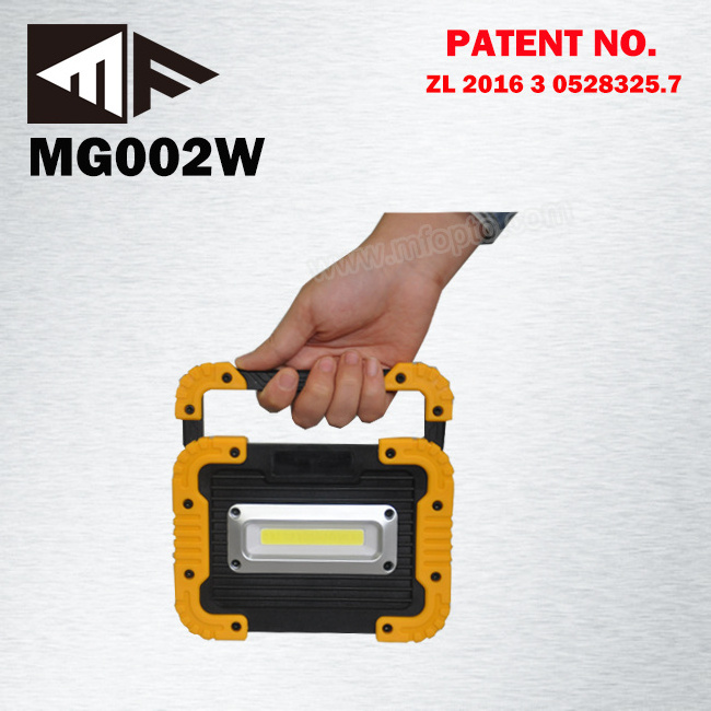 10W Portable USB Rechargeable Battery Inspection Cob Shop Lights LED Work Light