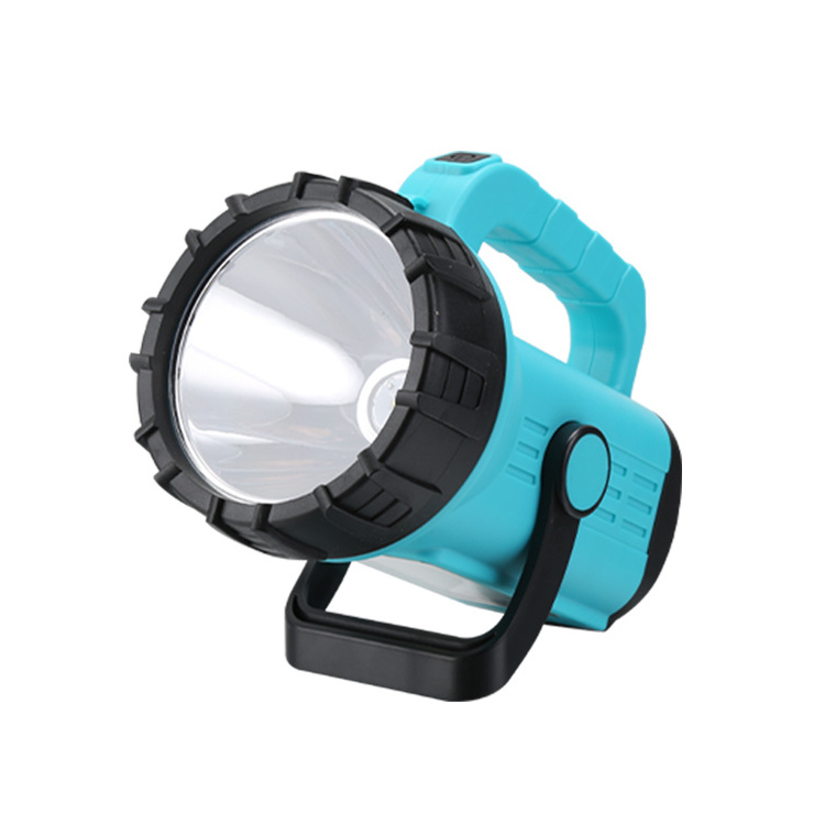 Rechargeable Outdoor Spot Light Multifunction Handheld T6 Rotating LED Searchlight with Charging Indicator Light